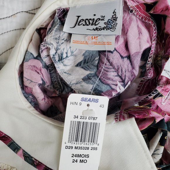 NWT [24M] Formal Floral Dress w/ Headband - Picture 4 of 7